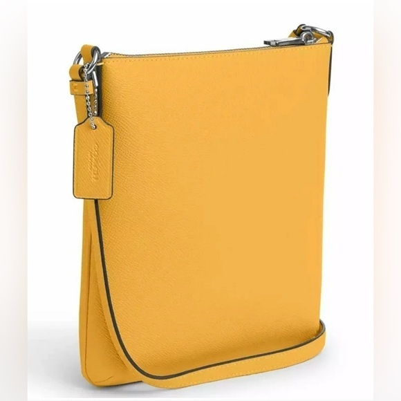 NWT Coach Mini Rowan File Bag in Honeycomb/Silver - Picture 8 of 10